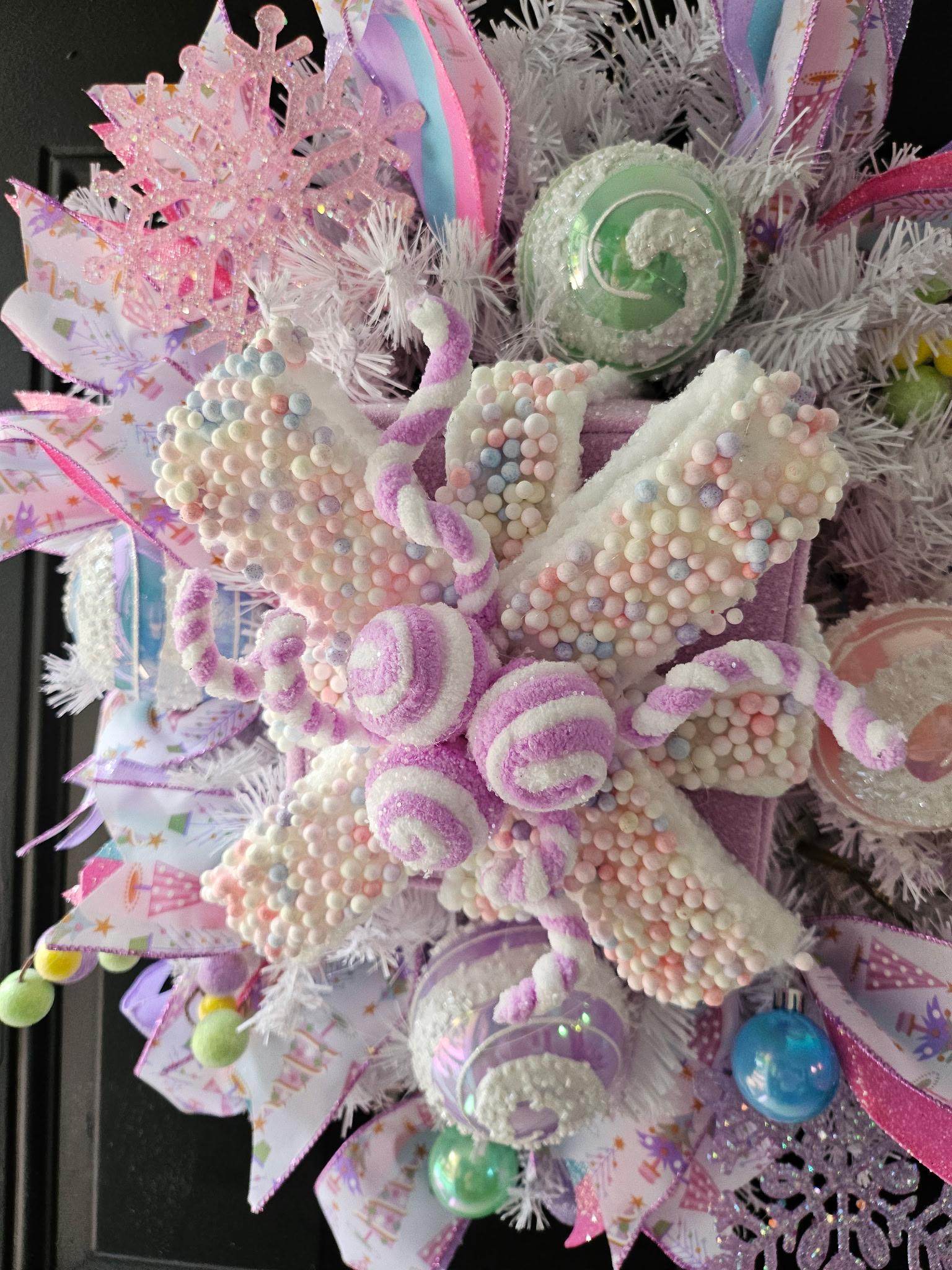Purple Present Wreath image 2