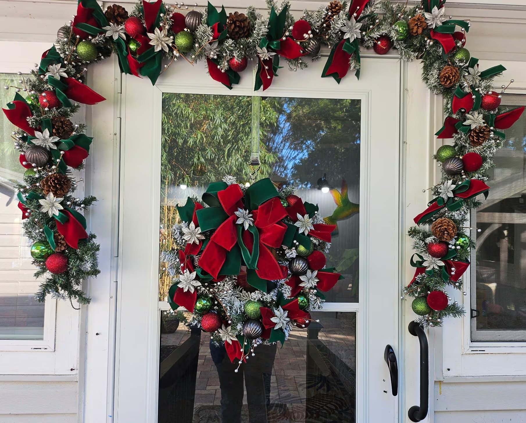 Festive Garland and Wreath Set image 2