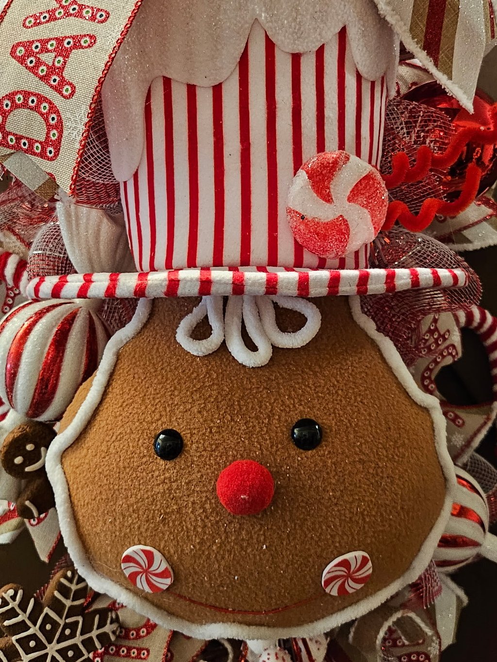 Gingerbread Man Happy Holidays Swag image 3