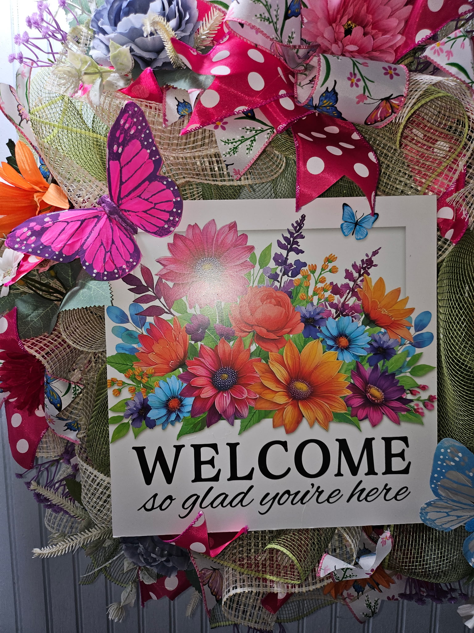 So Glad You're Here Wreath image 2