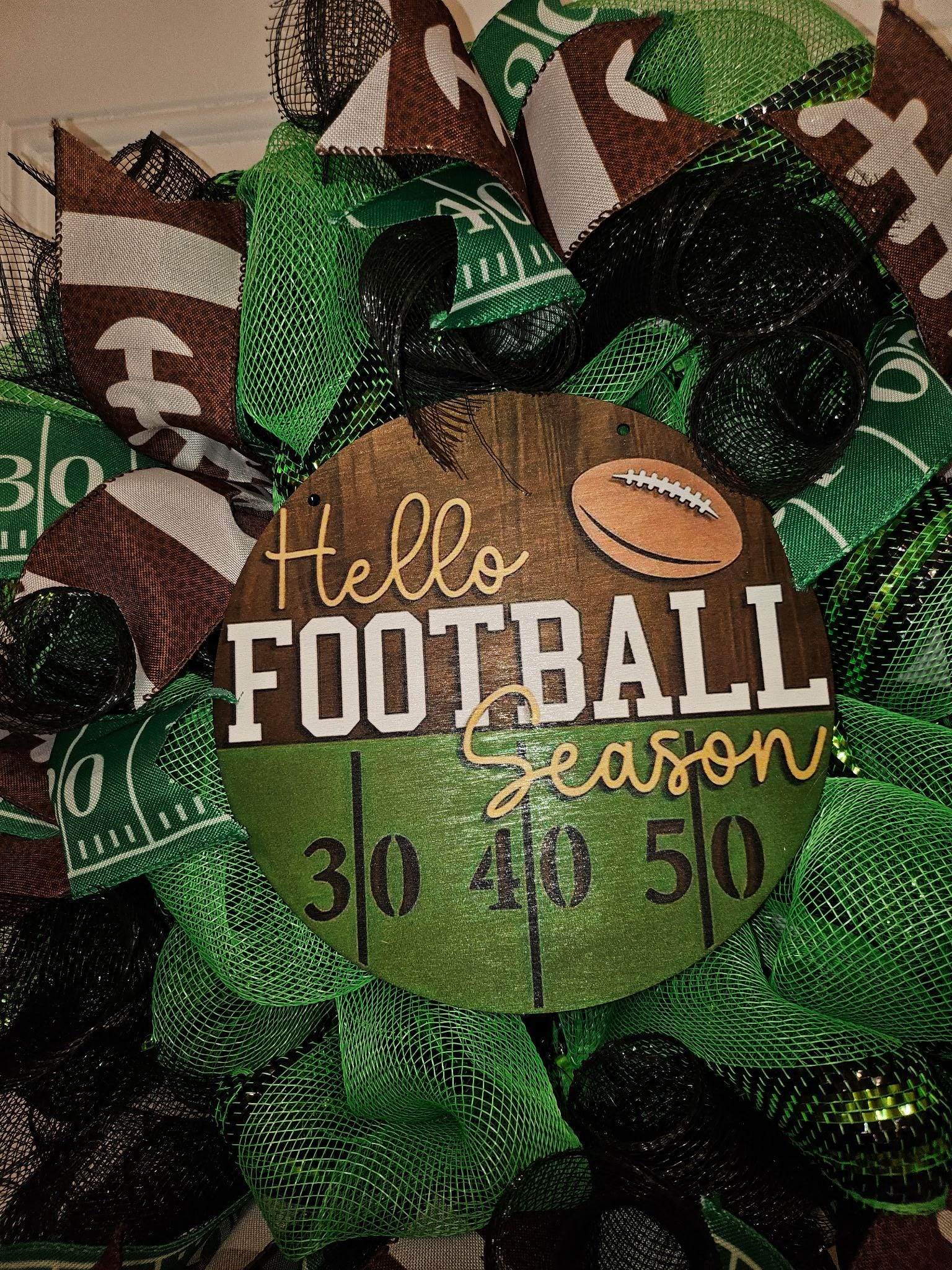 Hello Football Season Wreath image 2