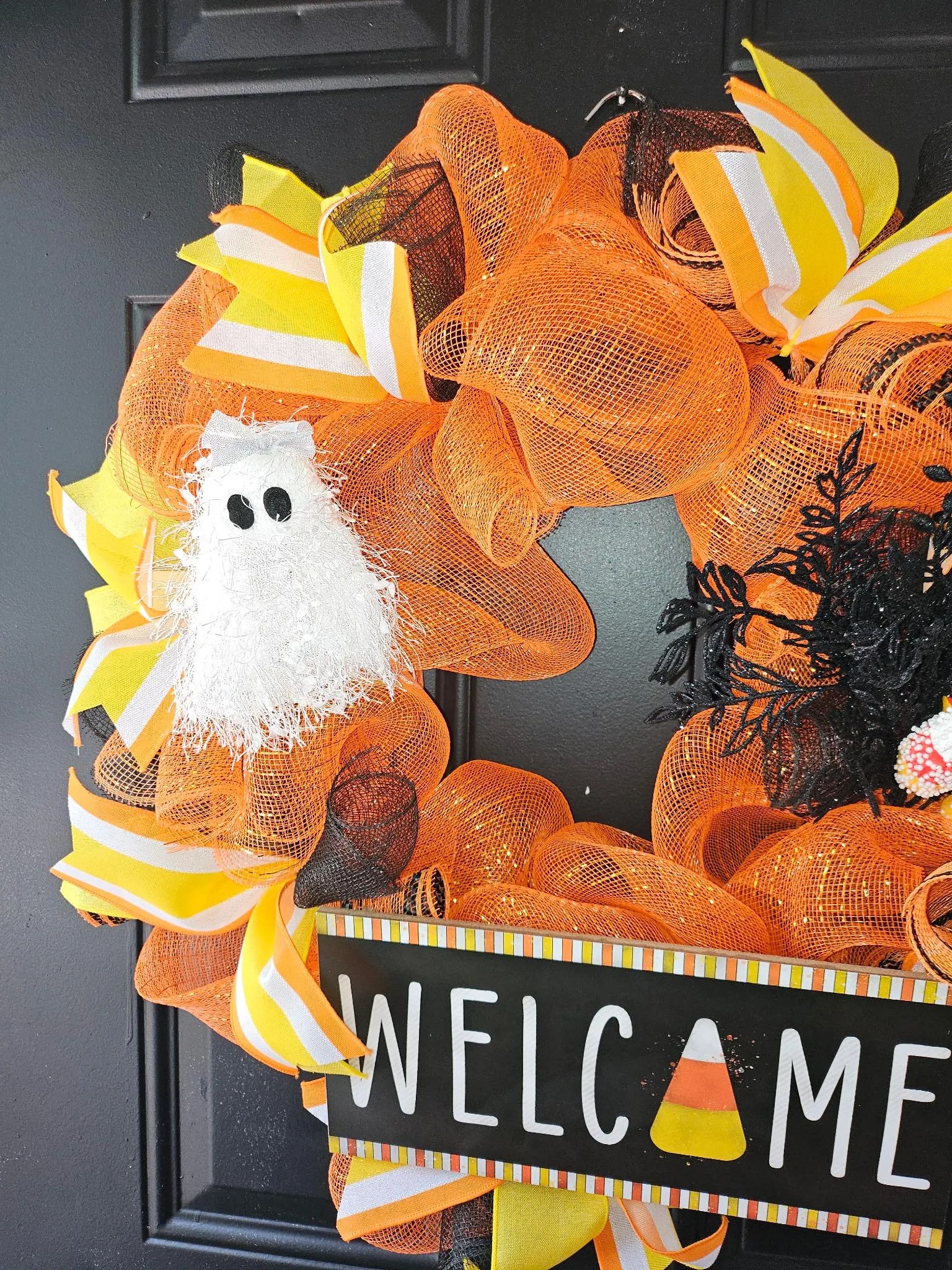 Candy Corn Welcome Wreath image 2
