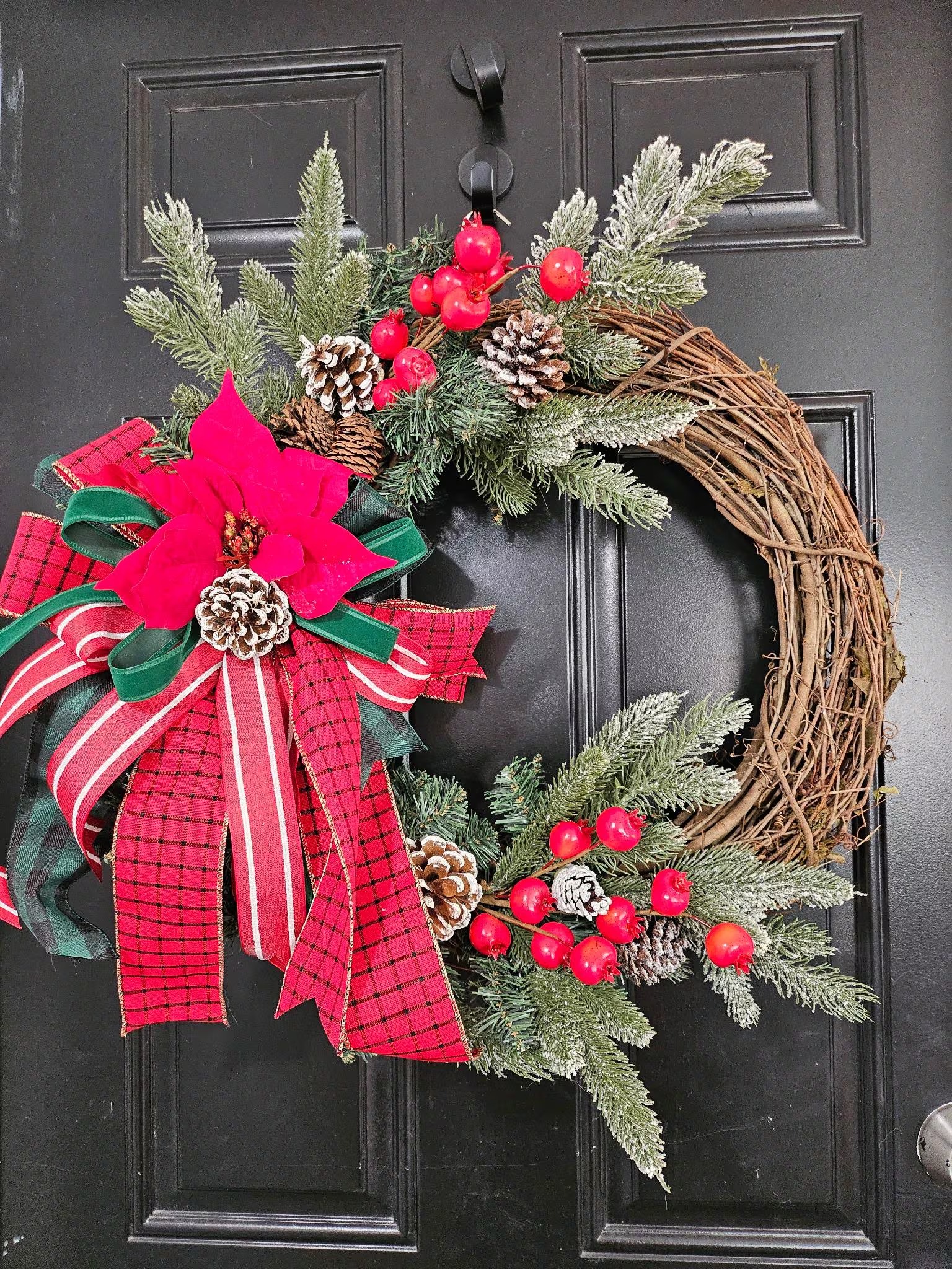 Pine Cones & Berries Wreath