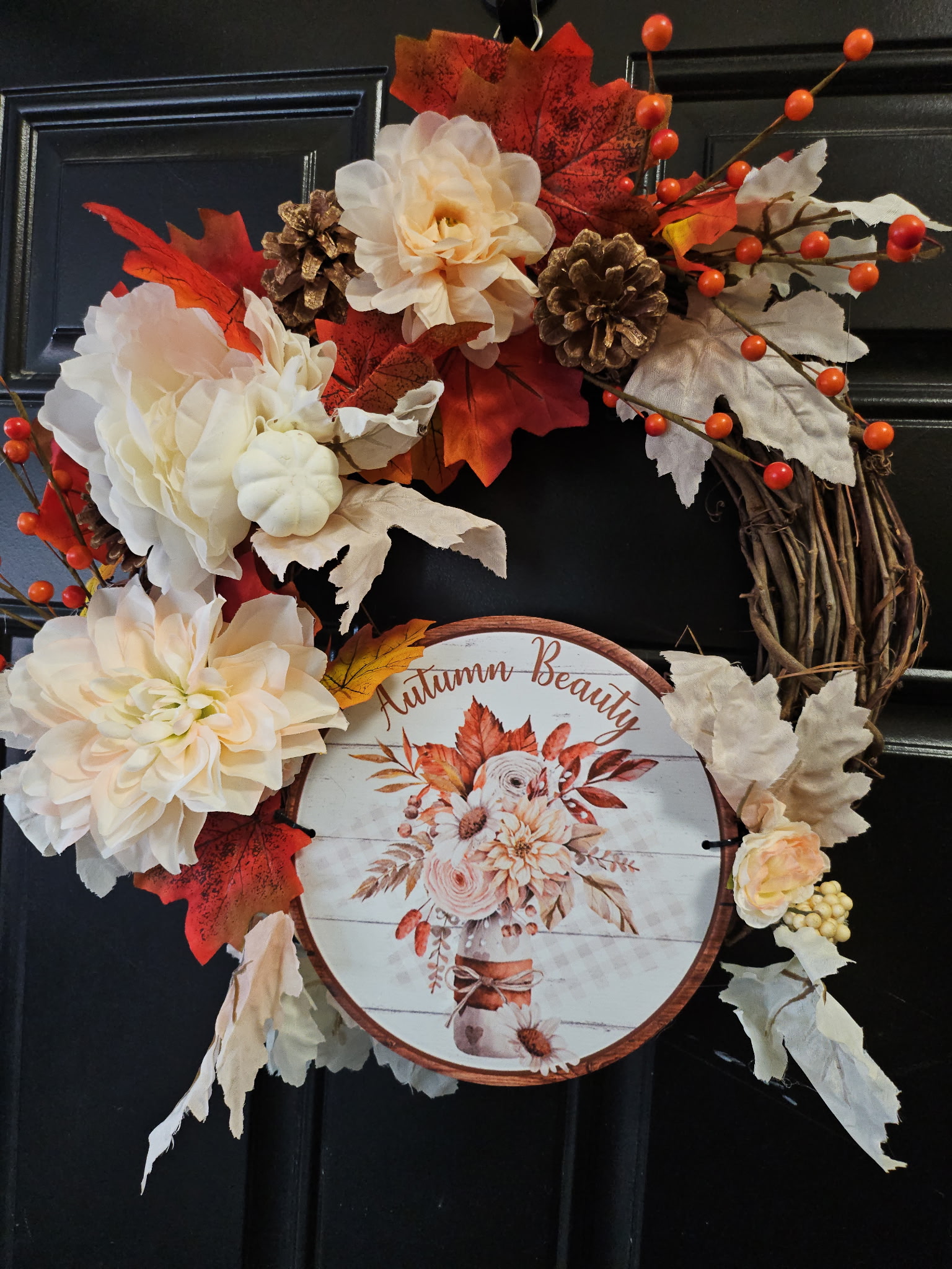 Autumn Beauty Floral Wreath image 2