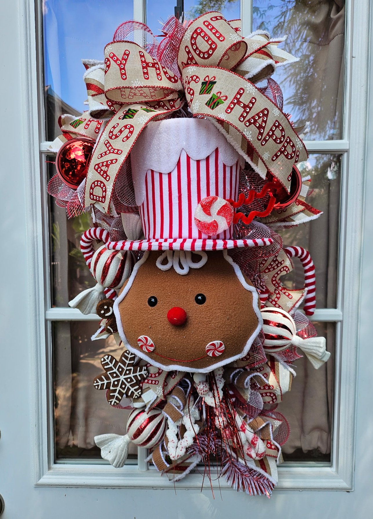 Gingerbread Man Happy Holidays Swag image 2